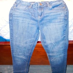 Aeropostale Bayla Skinny 9/10 Long Jeans